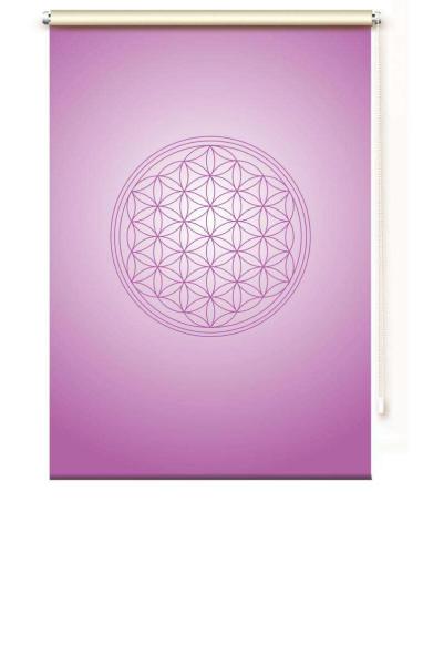 Extartiqe Duschrollo  Blume des Lebens brombeere